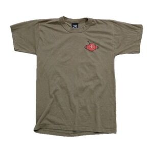 Vintage Rothco‎ TF 373 Afghanistan Skull T-Shirt USA Single Stitch Medium Y2K